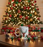 Kubek "Geometryczny jeleń" - obrazek 2