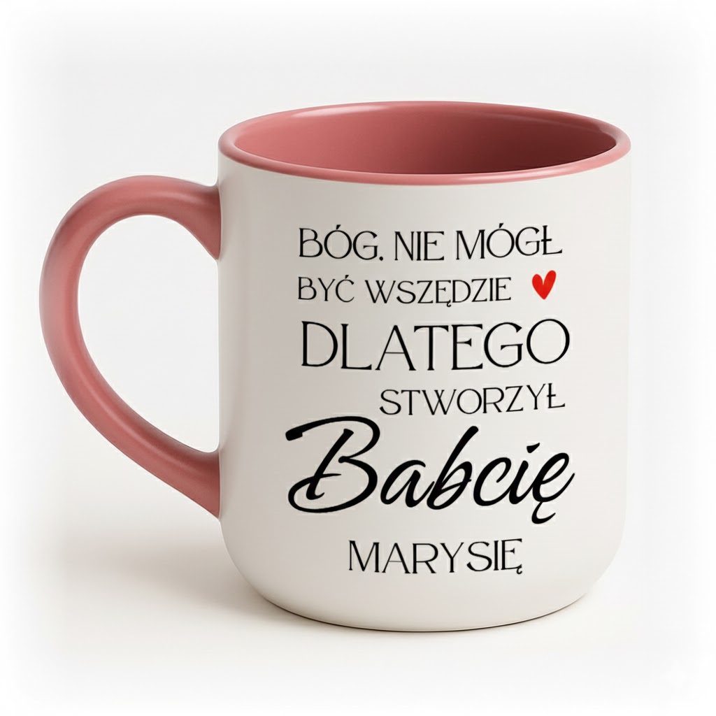 jdnd Kubek "... dlatego stworzył Babcię" - obrazek 1