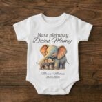 Koszulka "Nasz I Dzień Mamy - słonie" - obrazek 3